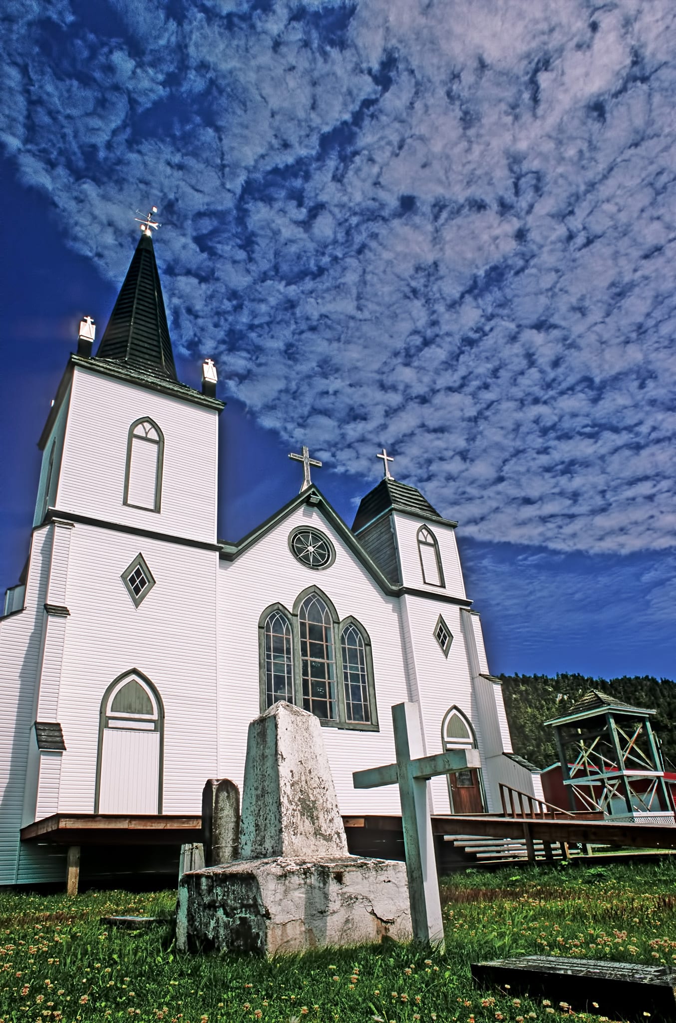 Christ Church at Kincolith in the Nass Valley, British Columbia, Canada.