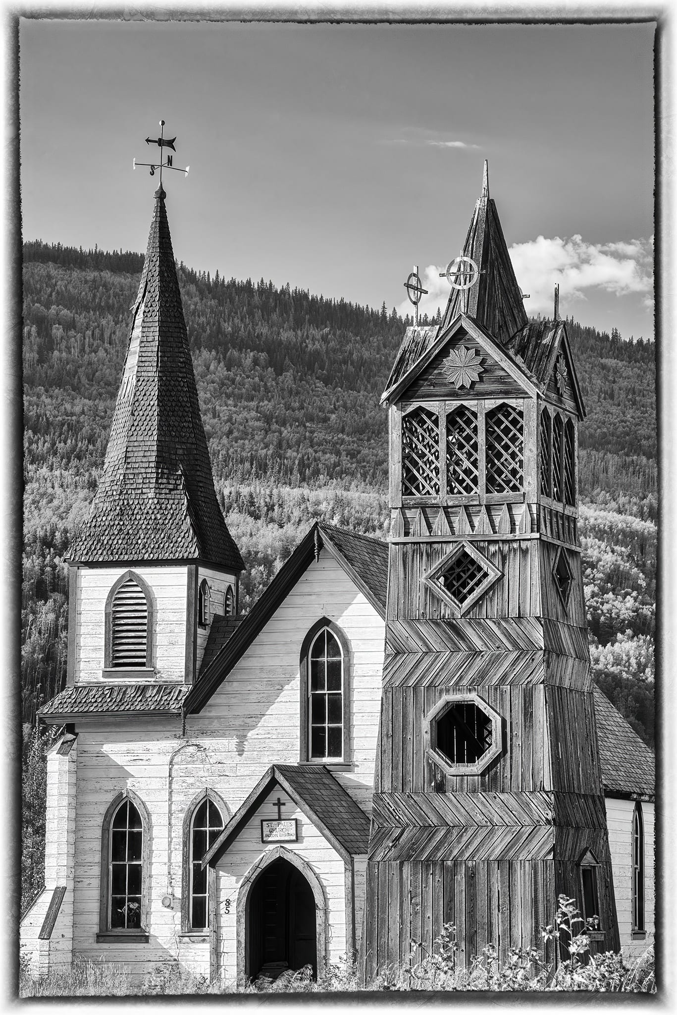 St Paul’s Anglican Church, built in 1893, Kitwanga, British Columbia, Canada.